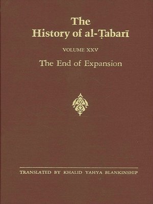 cover image of The History of al-Tabari Volume 25